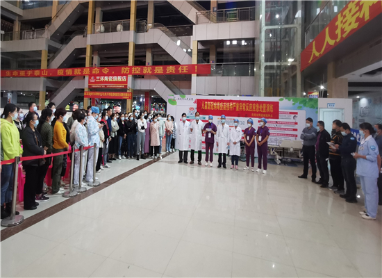 北流市人民医院组织开展3-11岁儿童新冠疫苗接种严重异常反应应急处置演练